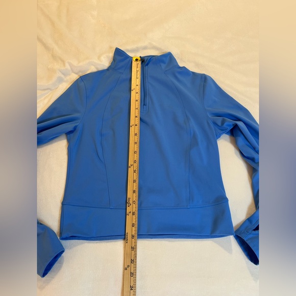 Yogalicious Vibrant Blue‎ Quarter-Zip Jacket Size Medium - Picture 4 of 9